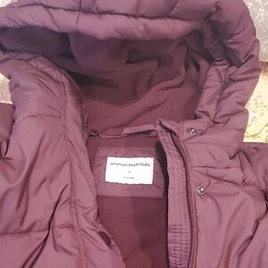 Amazon Essentials Women's Quilted Jacket - Purple